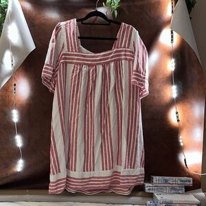 Old Navy Red and White Striped Top